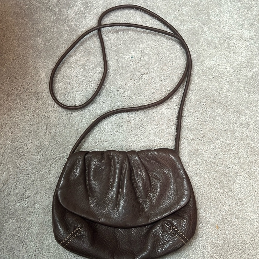 Fossil brown cross body bag